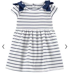 NWT sealed Carter's Striped Jersey Dress Size 24 months